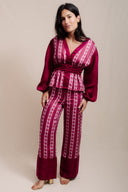 PANTALON NO DRAMA - PRUNE