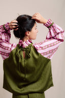 BLOUSE GLOW UP - OLIVE & ROSE