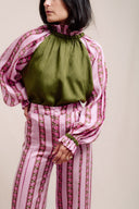 BLOUSE GLOW UP - OLIVE & ROSE