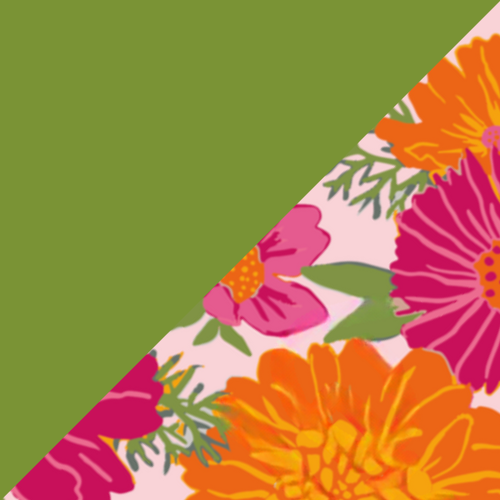 Pistache/Fleurs