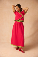 ENSEMBLE OUVRE TON COEUR PARMI LES FLEURS - FRAMBOISE