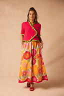 OUVRE TON COEUR PARMI LES FLEURS - FRAMBOISE / FLEURS