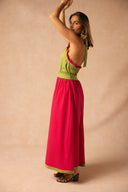 ENSEMBLE DANSE AVEC MOI PARMI LES FLEURS - PISTACHE / FRAMBOISE