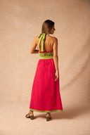 ENSEMBLE DANSE AVEC MOI PARMI LES FLEURS - PISTACHE / FRAMBOISE