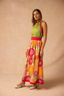 LA JUPE PARMI LES FLEURS - FLEURS