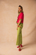 ENSEMBLE OUVRE TON COEUR SOUS LE SOLEIL - FRAMBOISE / PISTACHE