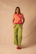 ENSEMBLE OUVRE TON COEUR SOUS LE SOLEIL - VICHY / PISTACHE