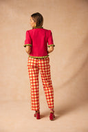 ENSEMBLE OUVRE TON COEUR SOUS LE SOLEIL - FRAMBOISE / VICHY