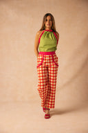 ENSEMBLE DANSE AVEC MOI SOUS LE SOLEIL - PISTACHE / VICHY