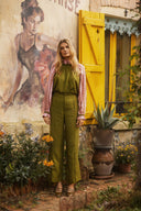 BLOUSE GLOW UP - OLIVE & ROSE