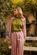 BLOUSE GLOW UP - OLIVE & ROSE