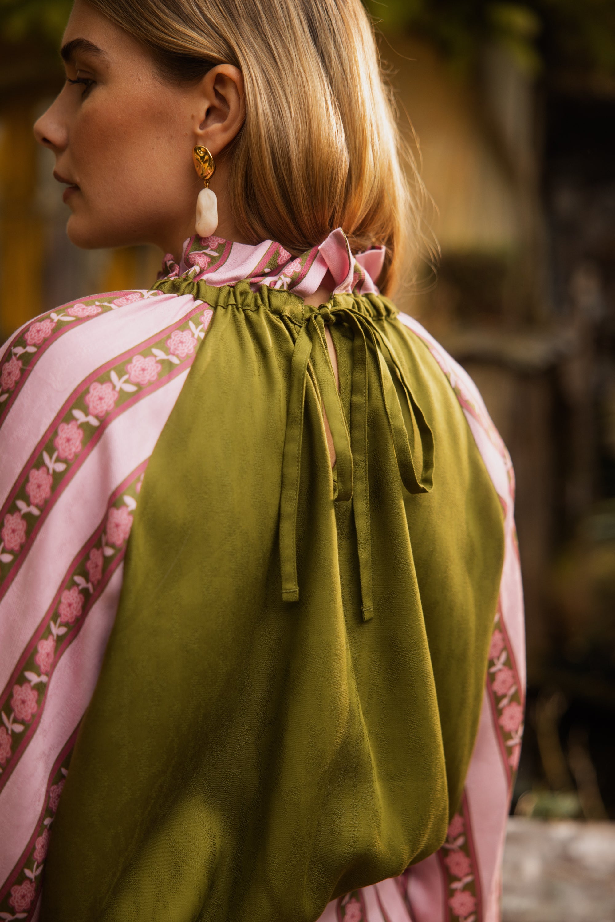 BLOUSE OVERSIZE MANCHES BOUFFANTES