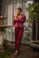 PANTALON AFTER BREAK UP - PRUNE