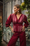 BLOUSE NEW ERA - PRUNE