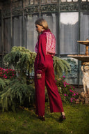 BLOUSE GLOW UP - ROSE & PRUNE