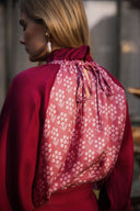 BLOUSE GLOW UP - ROSE & PRUNE